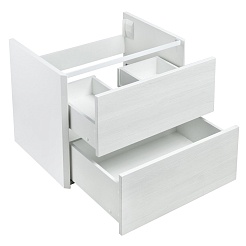 Акватон Тумба с раковиной Брук 60 с 2 ящиками дуб латте – фотография-2